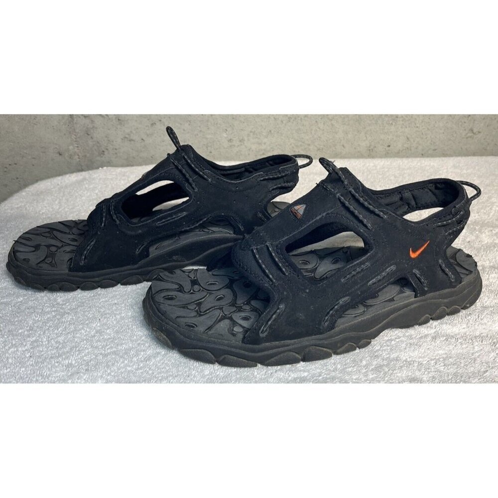 Nike Mens Size 11 Black ACG Trail Sport Hiking Vintage Sandals 690058-081